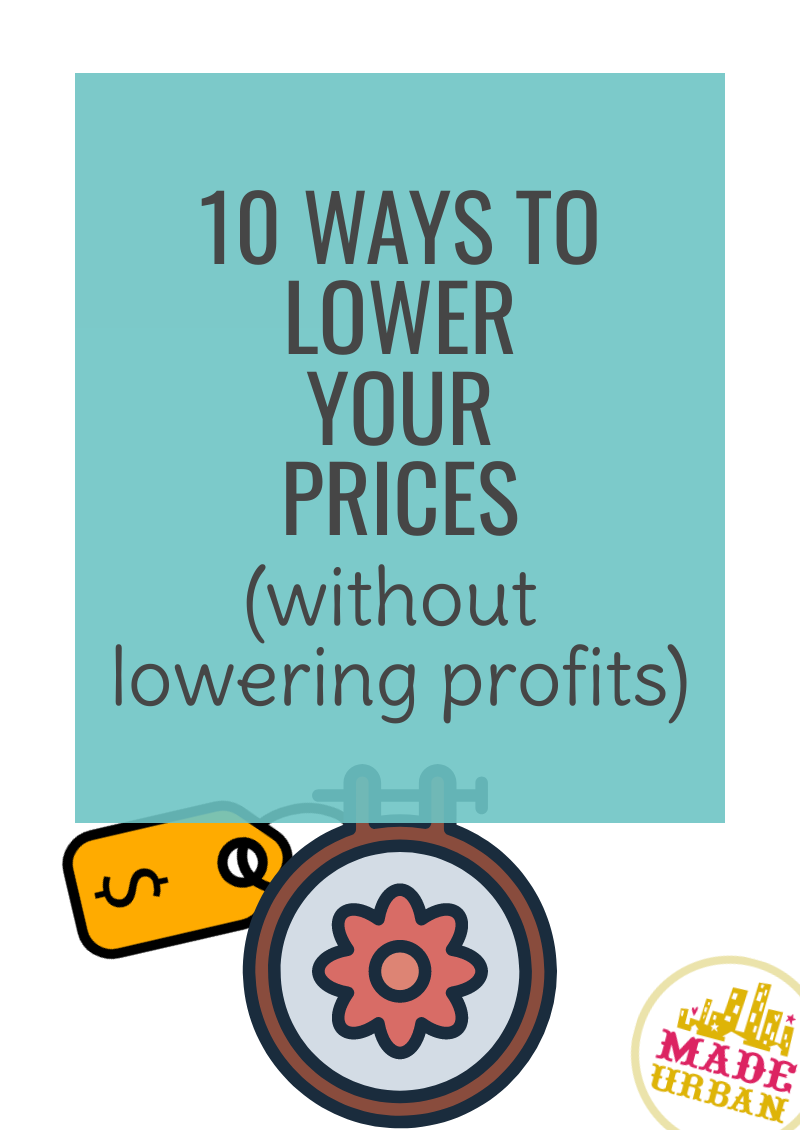 10 Ways to Lower your Prices (without lowering profits)