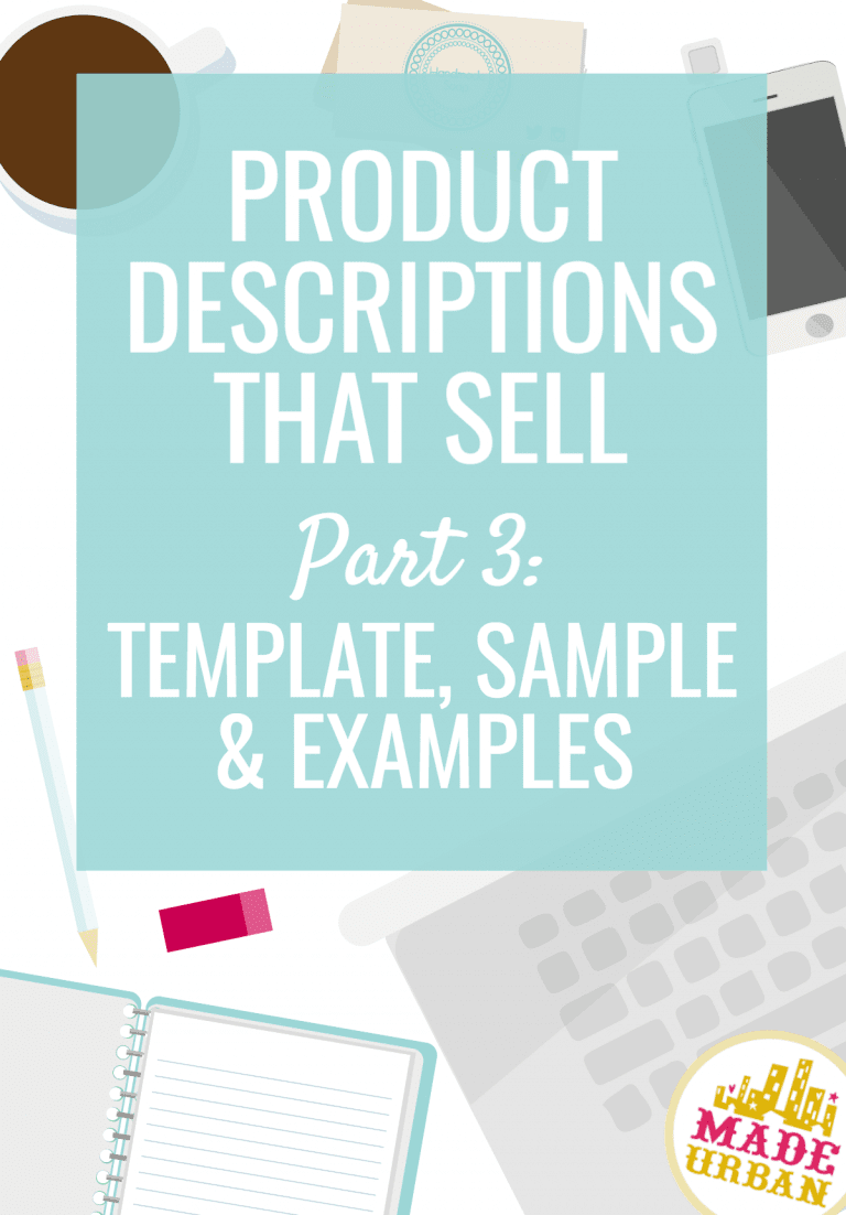 Free Product Description Template