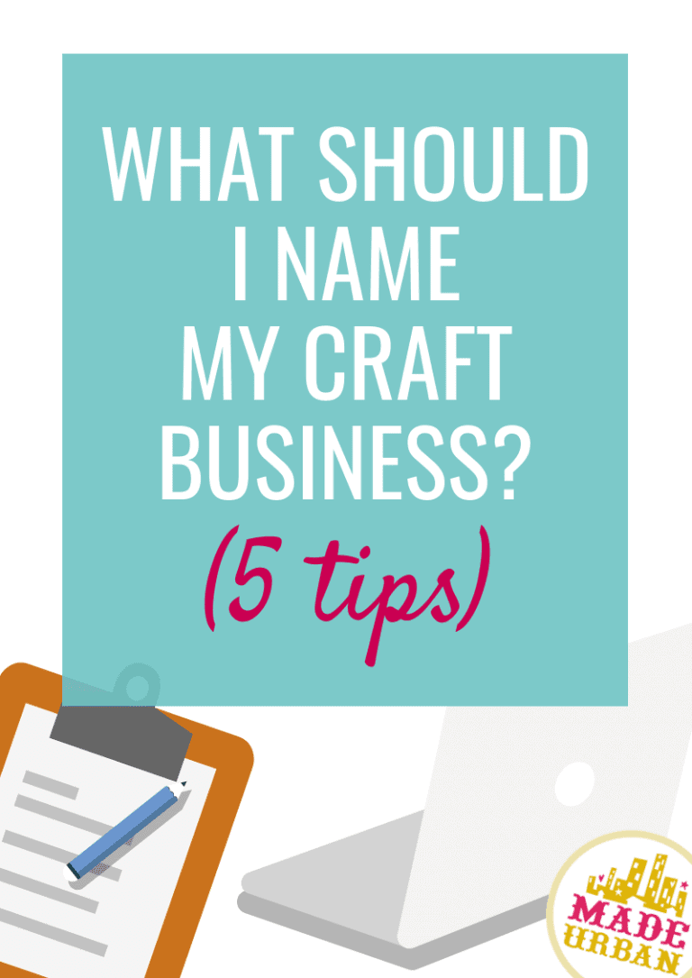 What Should I Name My Craft Business?