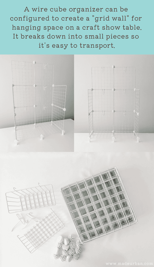 Tabletop grid wall