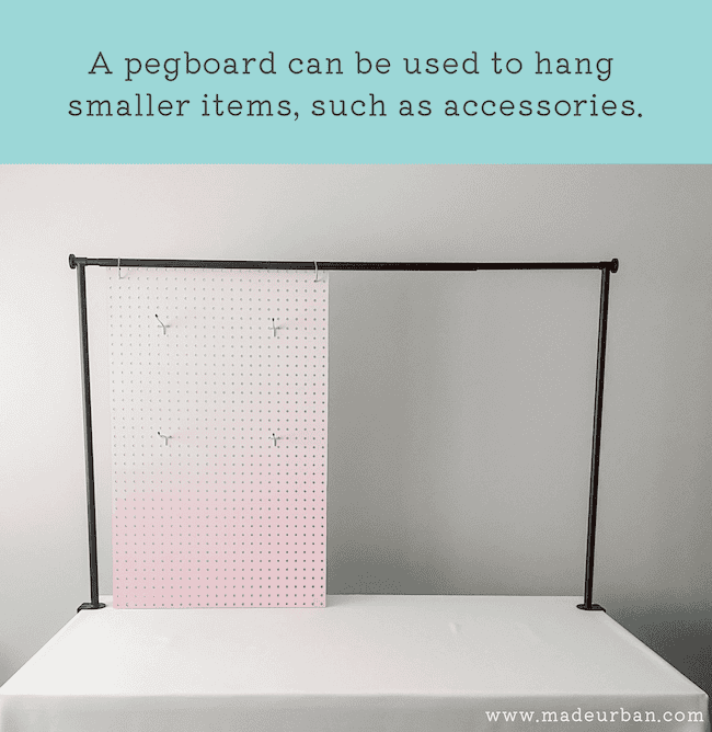 Hanging pegboard