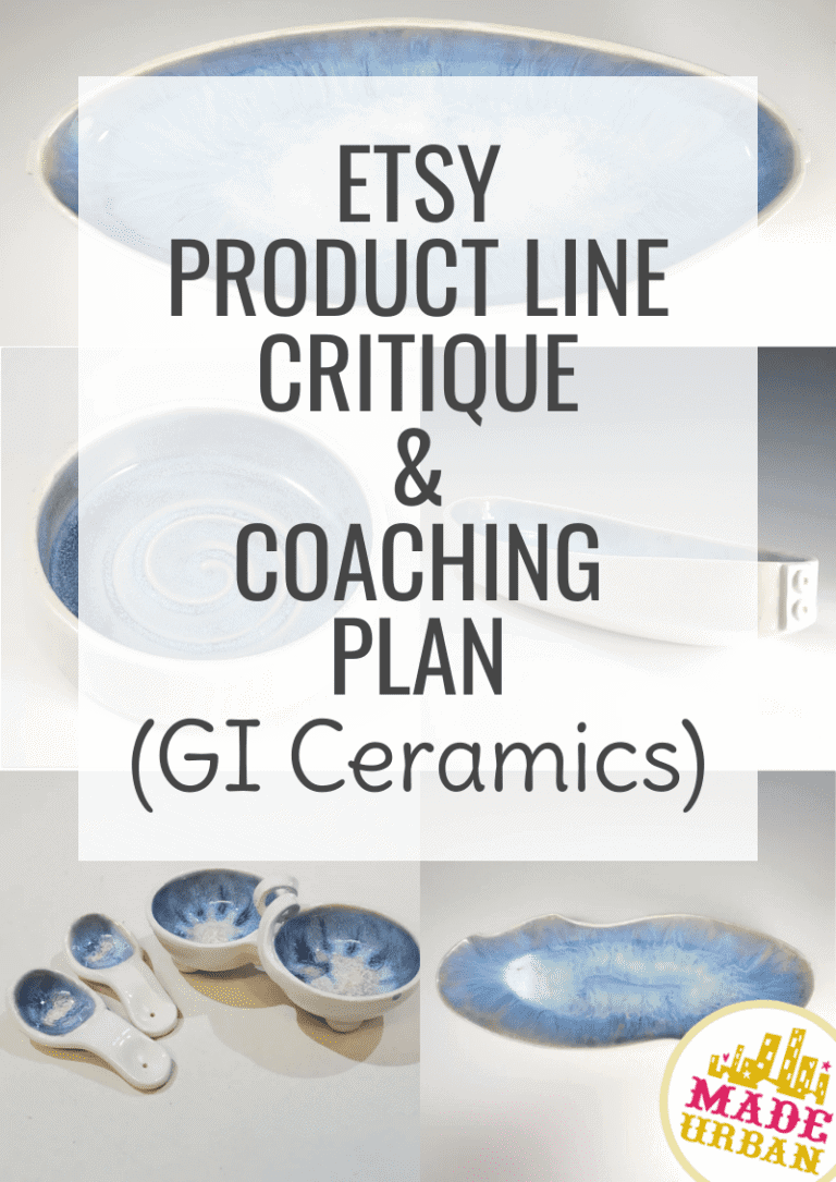 Etsy Product Line Critique & Coaching