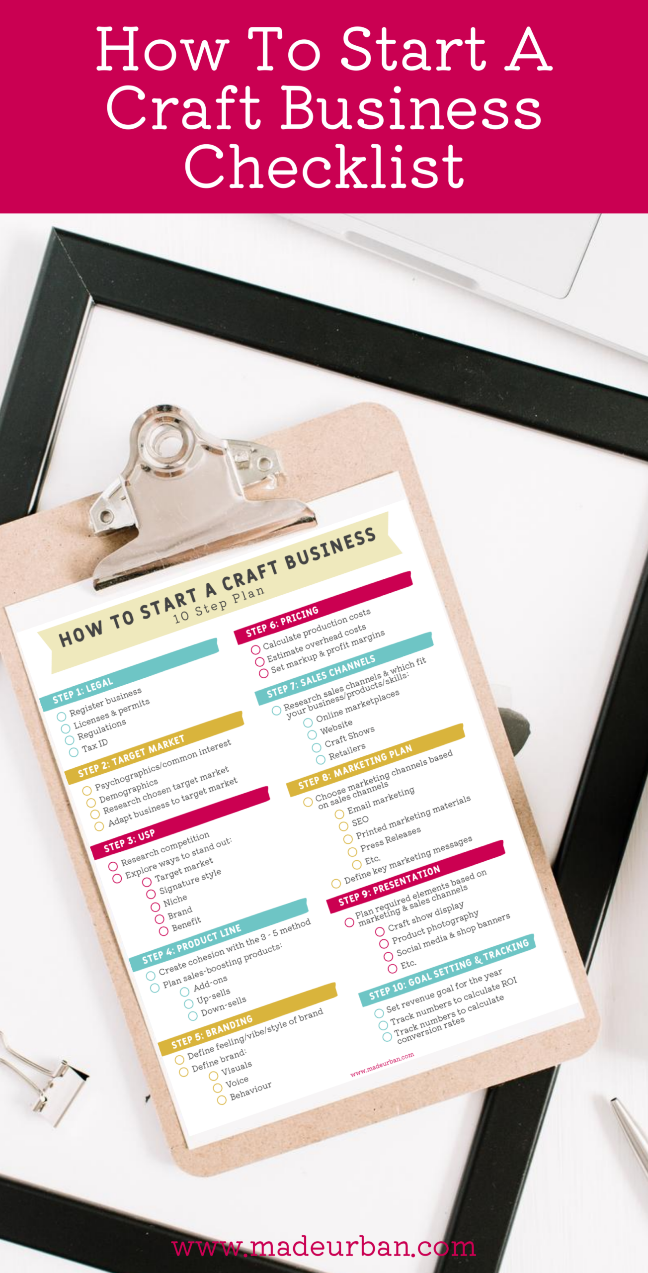 How To Start a Craft Business Checklist