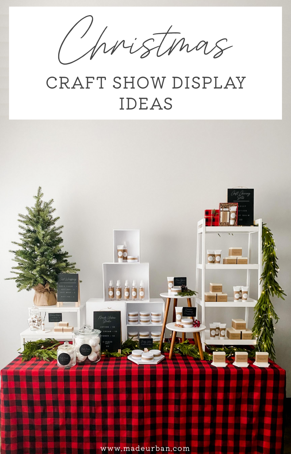 Christmas craft show display ideas