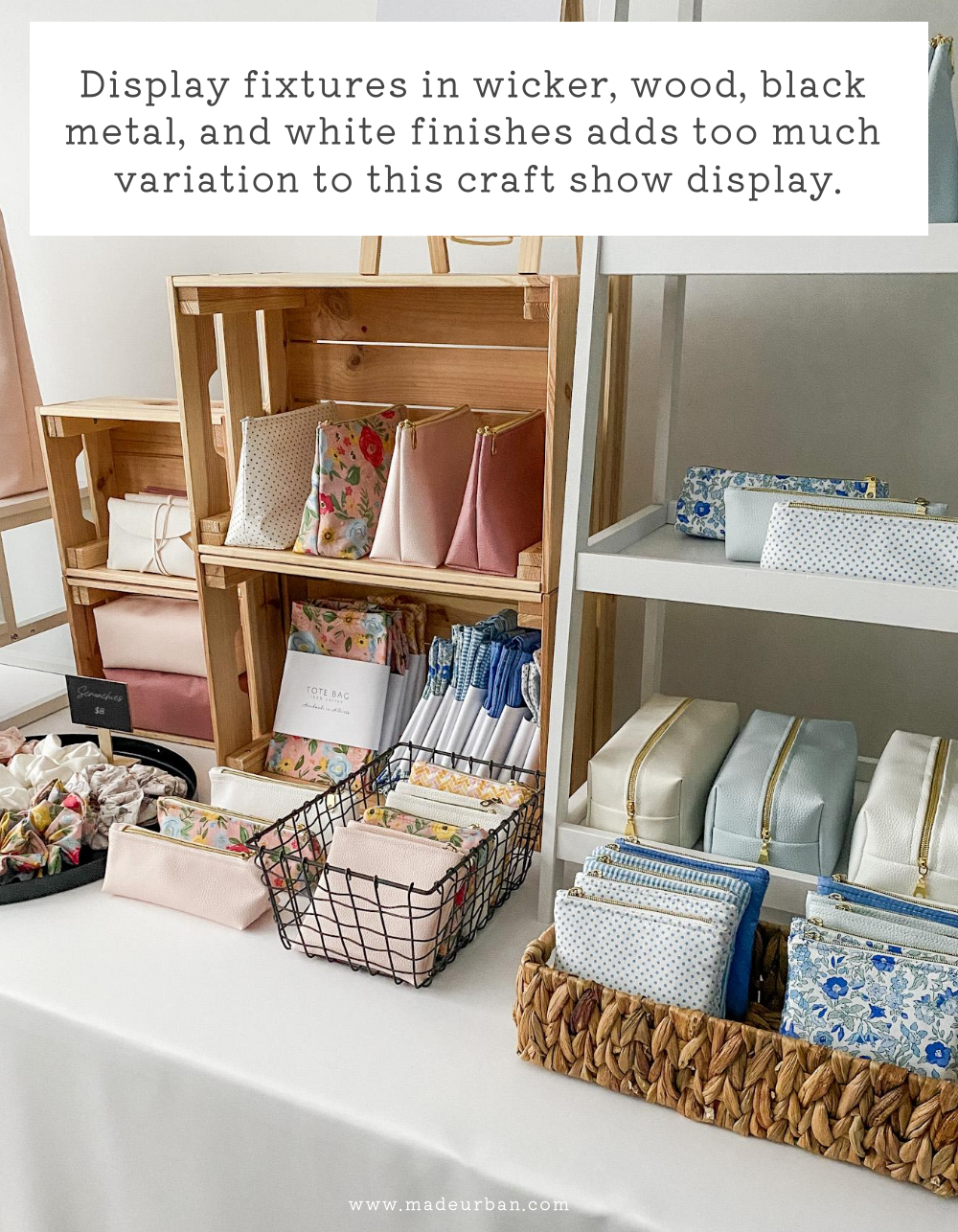 Craft show fixture finishes