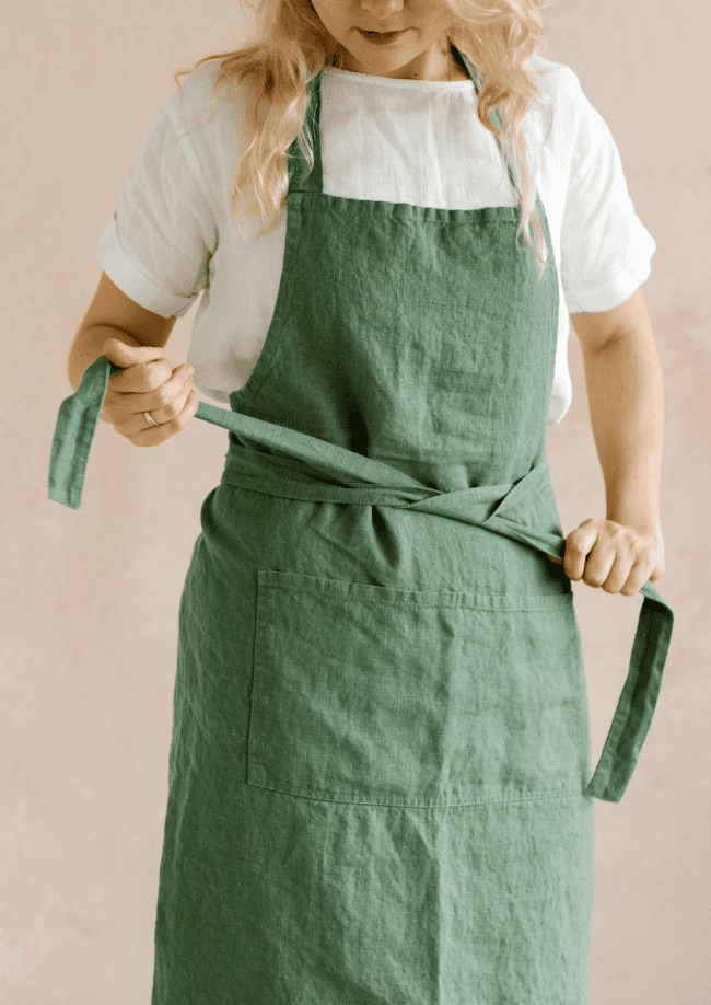 Linen apron